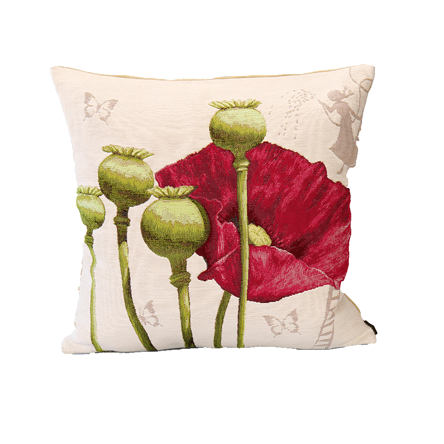 Produktabbildung 1 Kissenhülle „Mohnblüten“ I