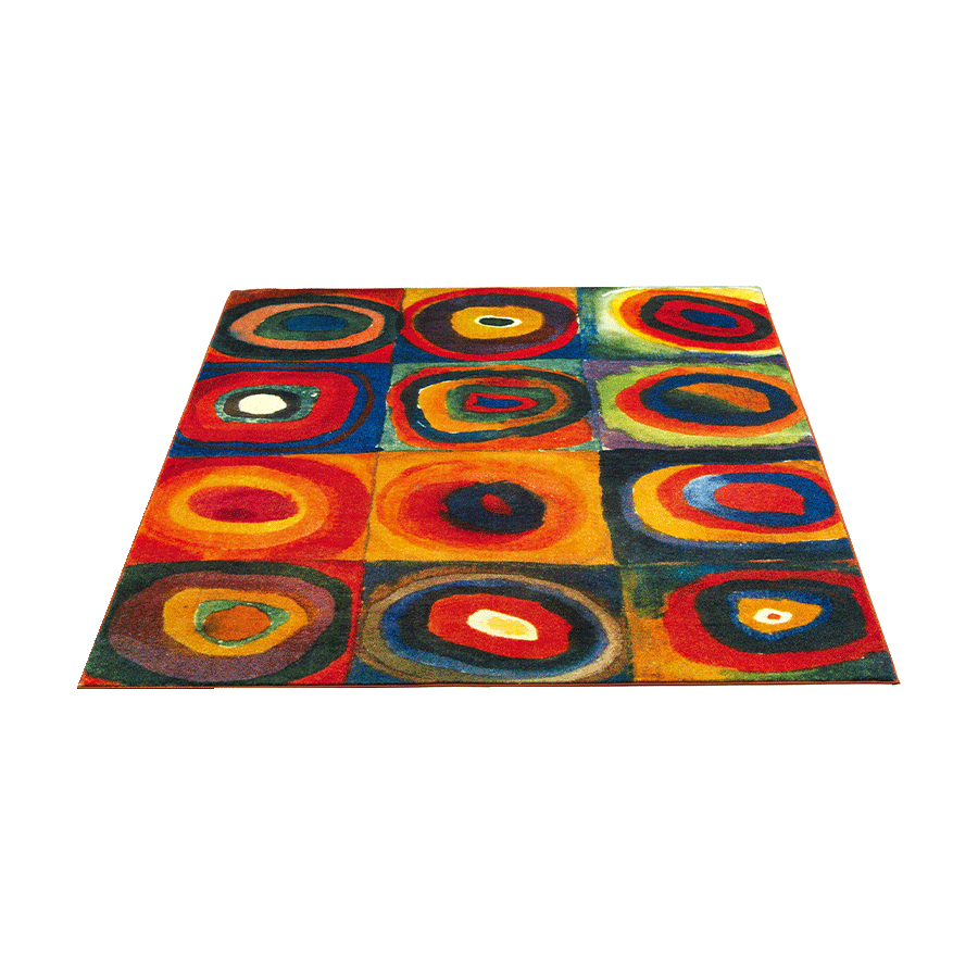 Produktabbildung 1 Teppich „Farbstudie Quadrate“
