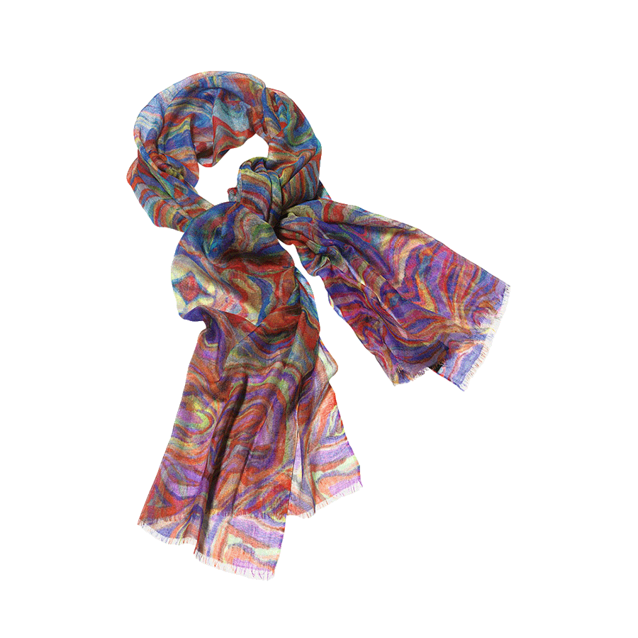 Produktabbildung 1 Schal „Regenbogen“