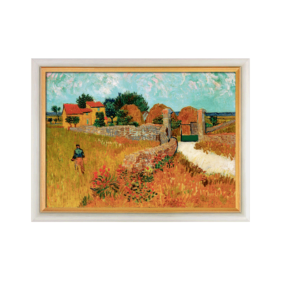 Produktabbildung 1 Kunsdruck „Un Mas de Provence (Ein Bauernhaus in der Provence)“ (1933) von Vincent van Gogh