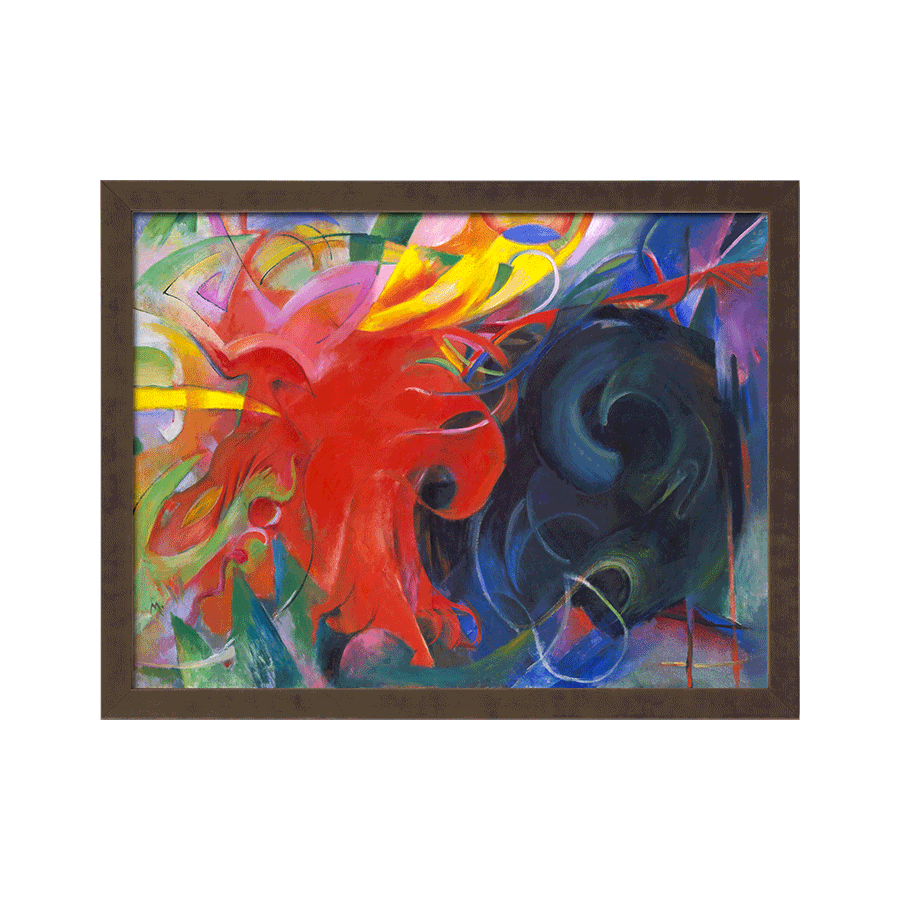 Produktabbildung 1 „Kämpfende Formen“ (1914)