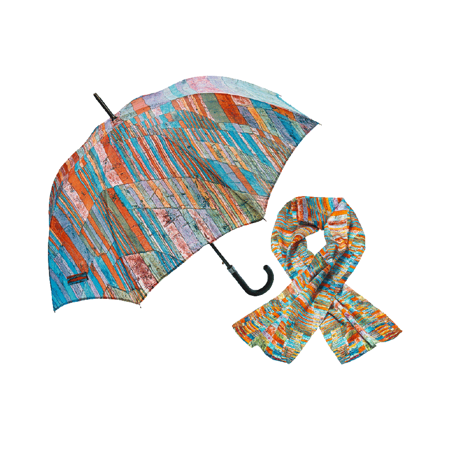 Produktabbildung 1 Set aus Schirm und Schal Haupt und Nebenwege