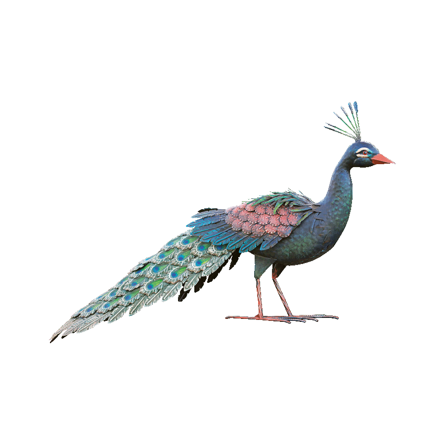 Produktabbildung 1 Gartenfigur „Pfau“