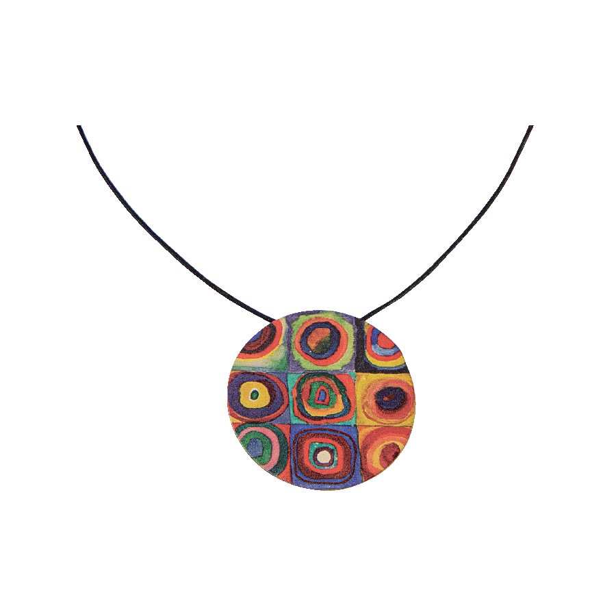 Collier „Farbstudie Quadrate“