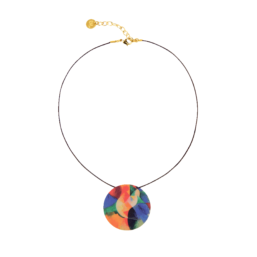 Produktabbildung 1 Collier „Kreisformen, Sonne“