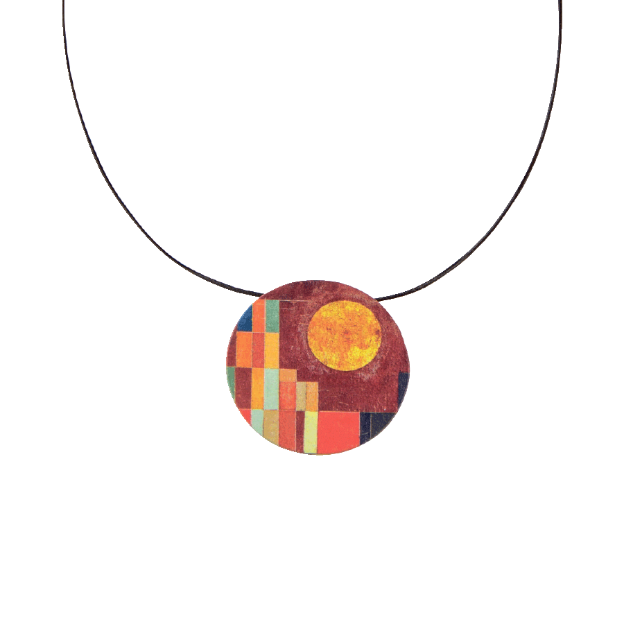 Produktbild: Collier "Burg und Sonne" Motiv nach Paul Klee