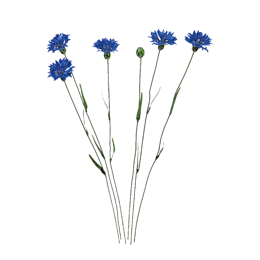 Produktabbildung 1 Gartenstecker „Kornblumen“