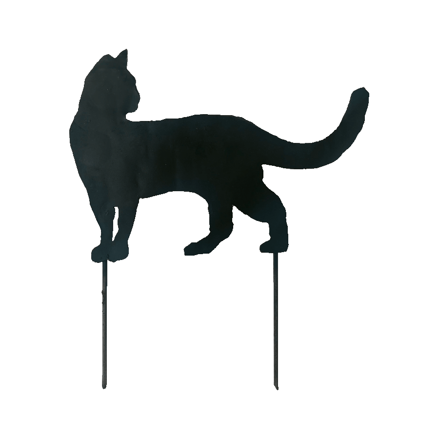 Produktabbildung 1 Gartenstecker „Stehende Katze“