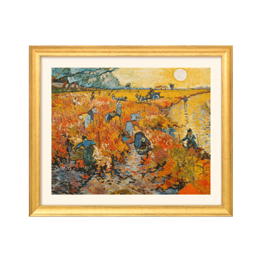 Produktabbildung 1 „Der rote Weingarten in Arles“ (1888)