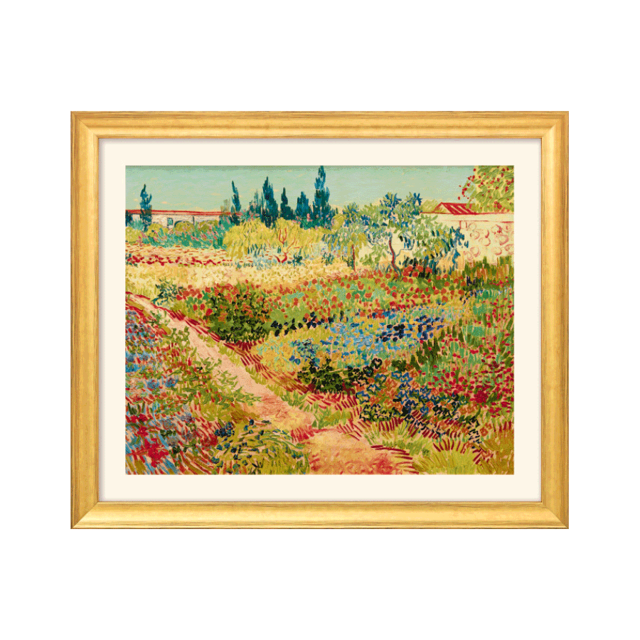 Produktabbildung 1 „Blühender Garten mit Pfad“ (1888)