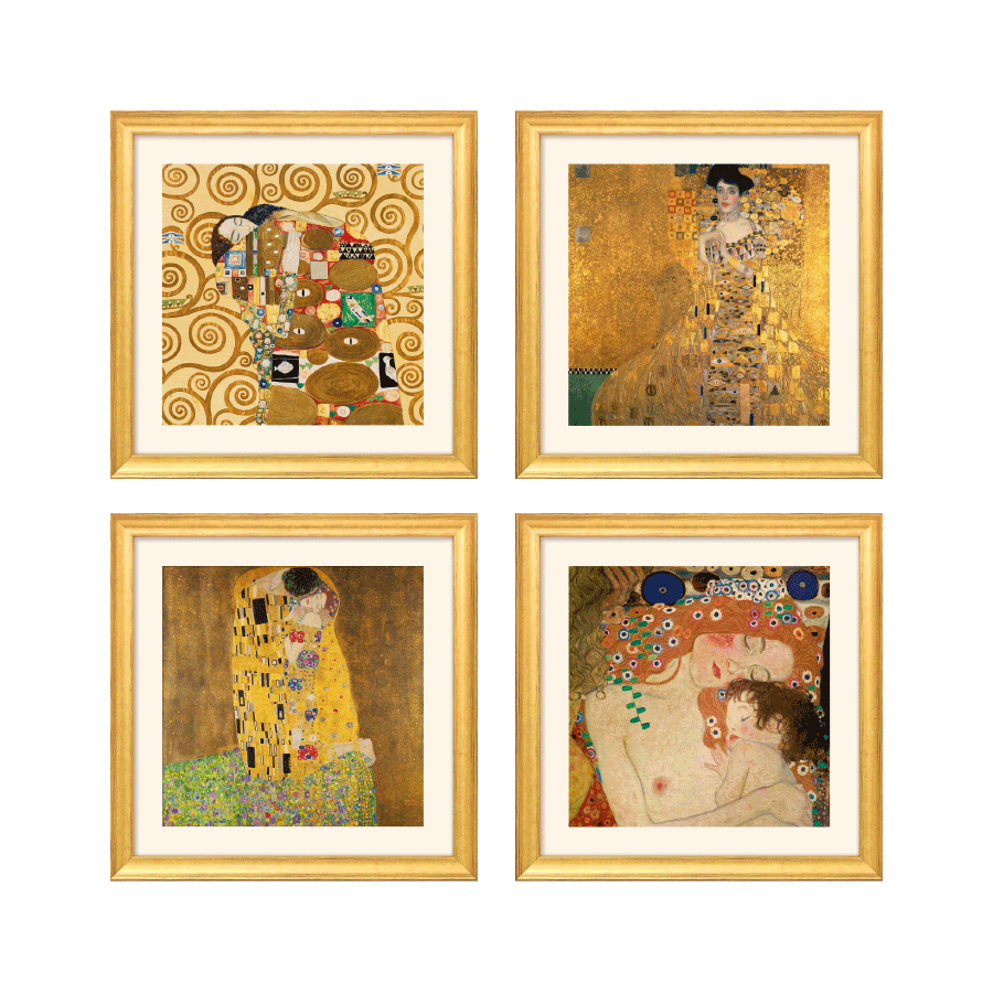 Produktabbildung 1 4 Bilder im Set „Gustav Klimt“