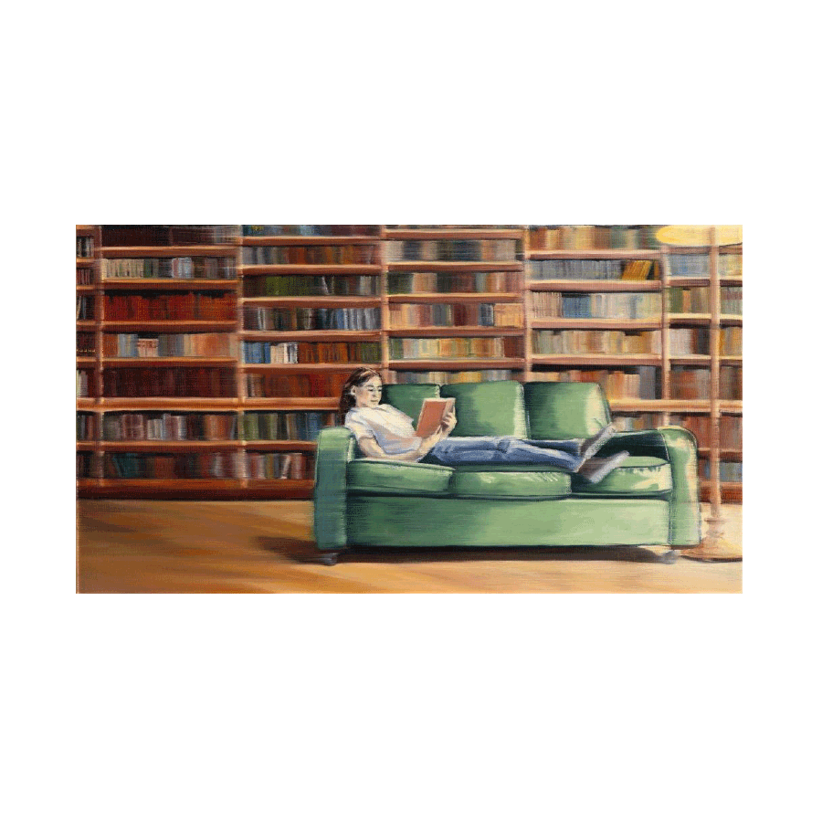 Produktabbildung 1 „Versinken in eine andere Welt“ (2023) ungerahmt