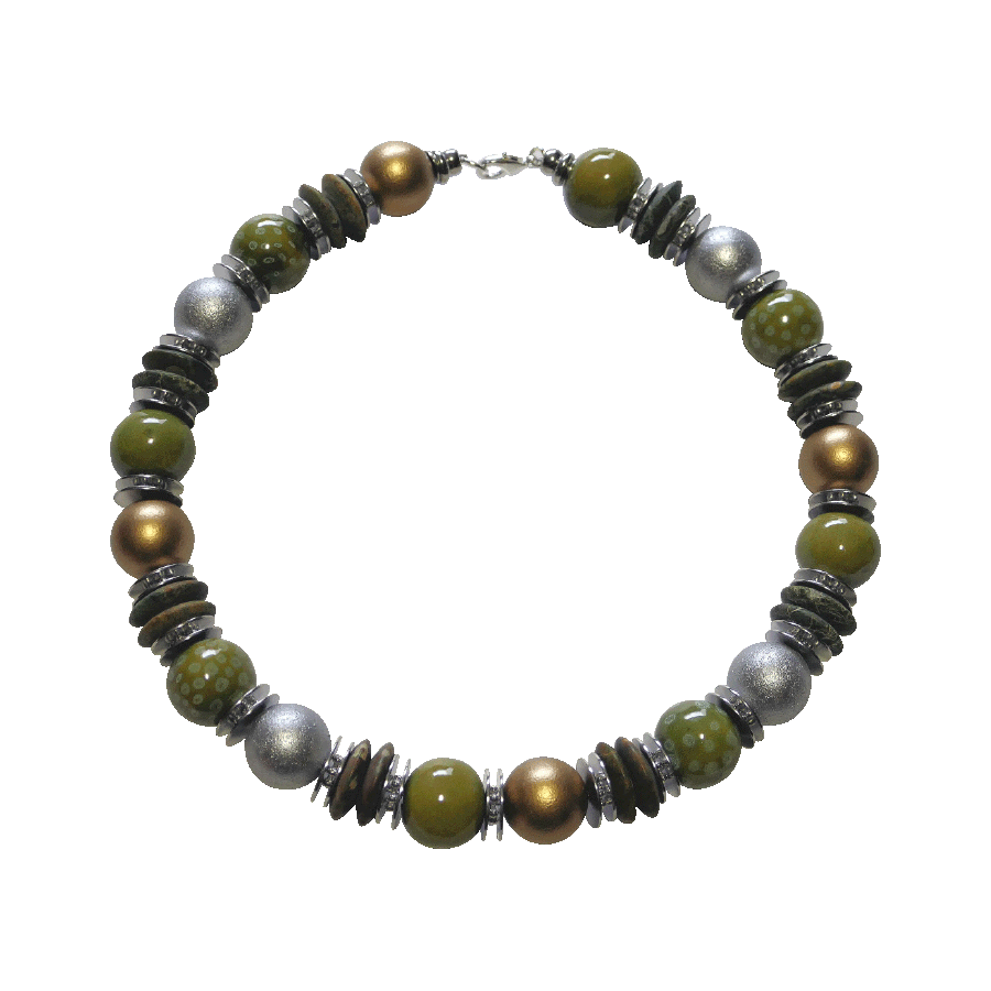 Produktabbildung 1 Collier „Symphony in Green“