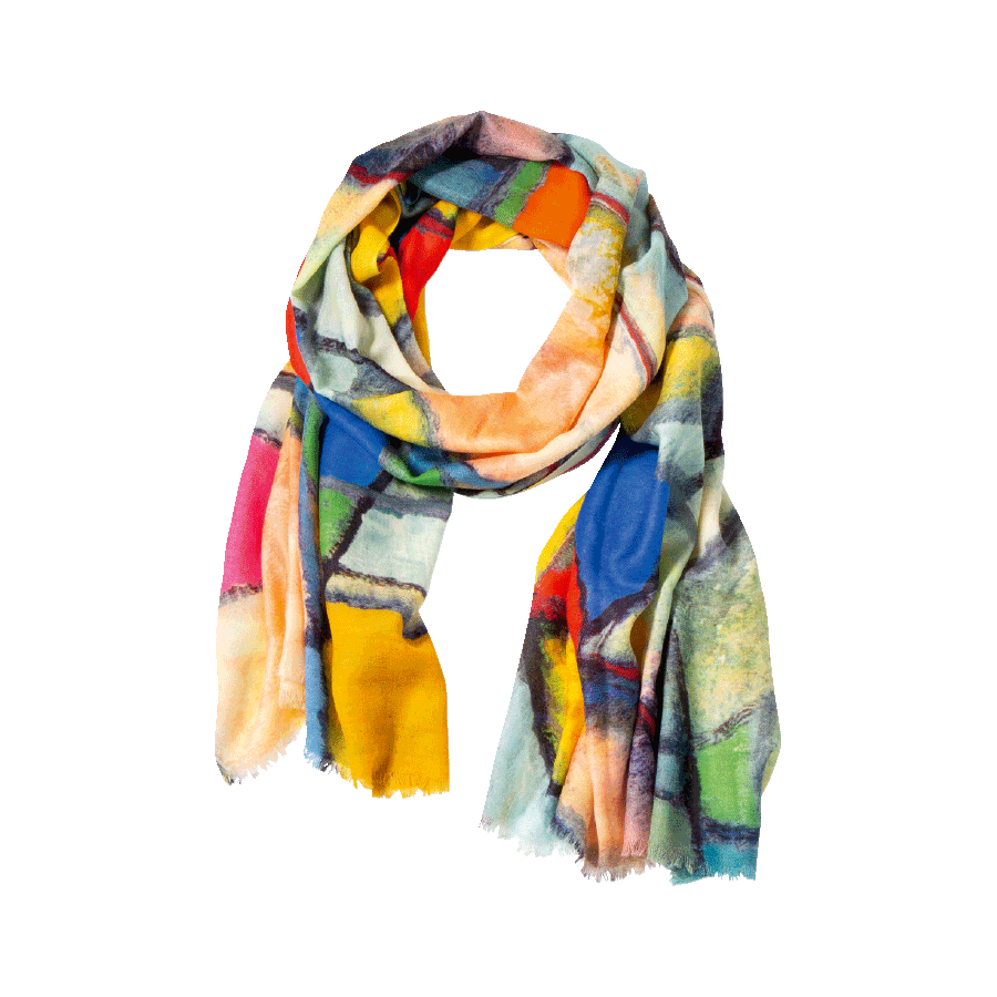 Produktabbildung 1 Wollschal „Contrast“