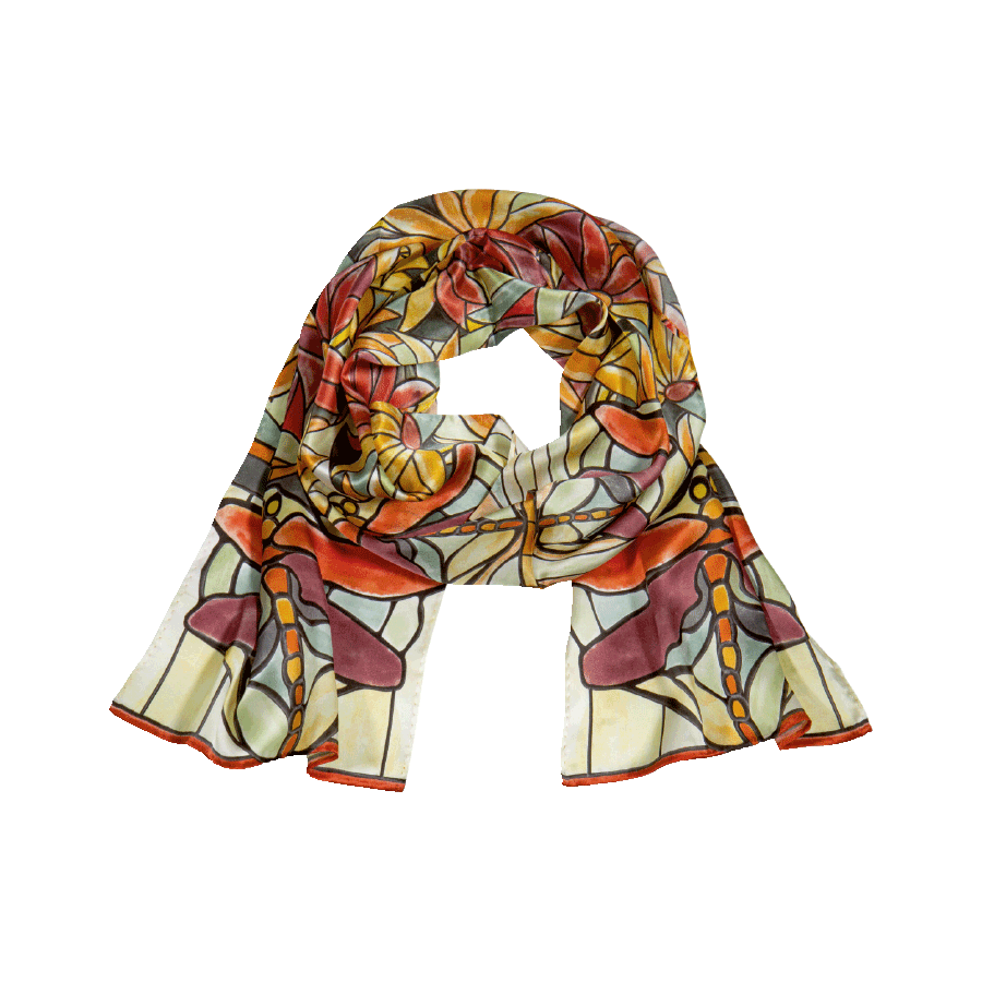 Produktabbildung 1 Seidenschal „Libelle“