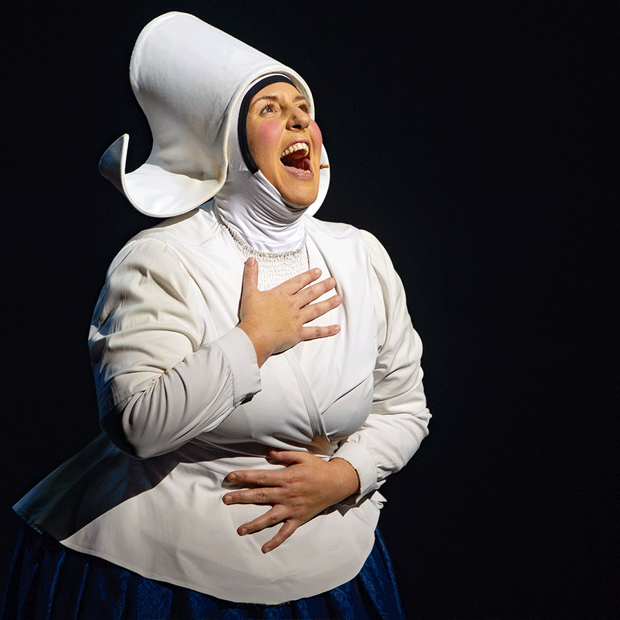 Darstellerin aus dem Musical "Die Amme"