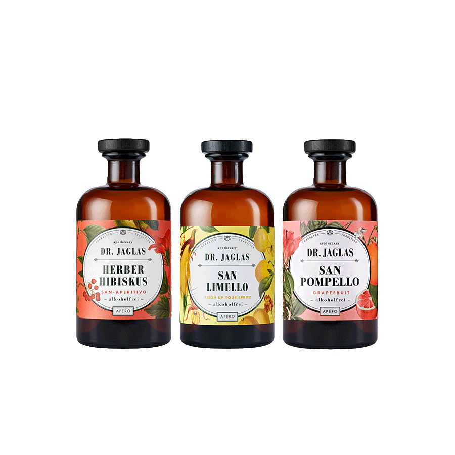 Alkoholfreies Aperitif Trio