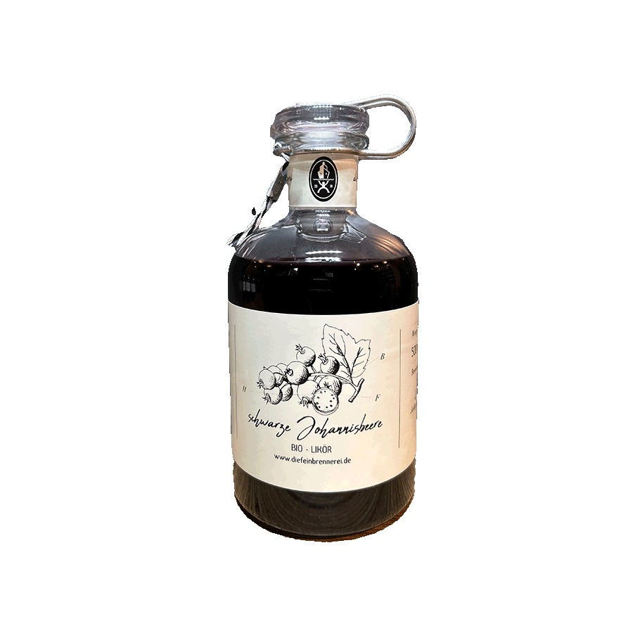 Produktabbildung 1 Likör „Schwarze Johannisbeere“, BIO