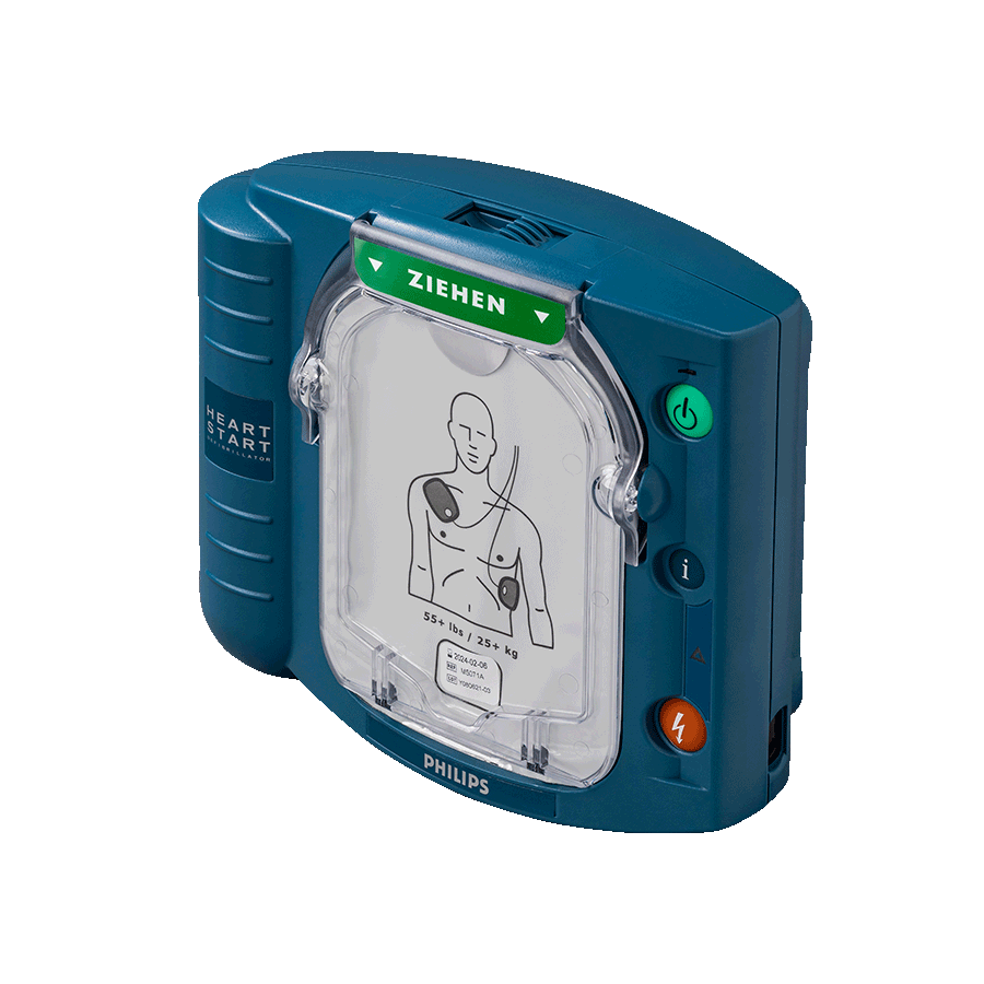 Produktabbildung: Philips HS1 Defibrillator links