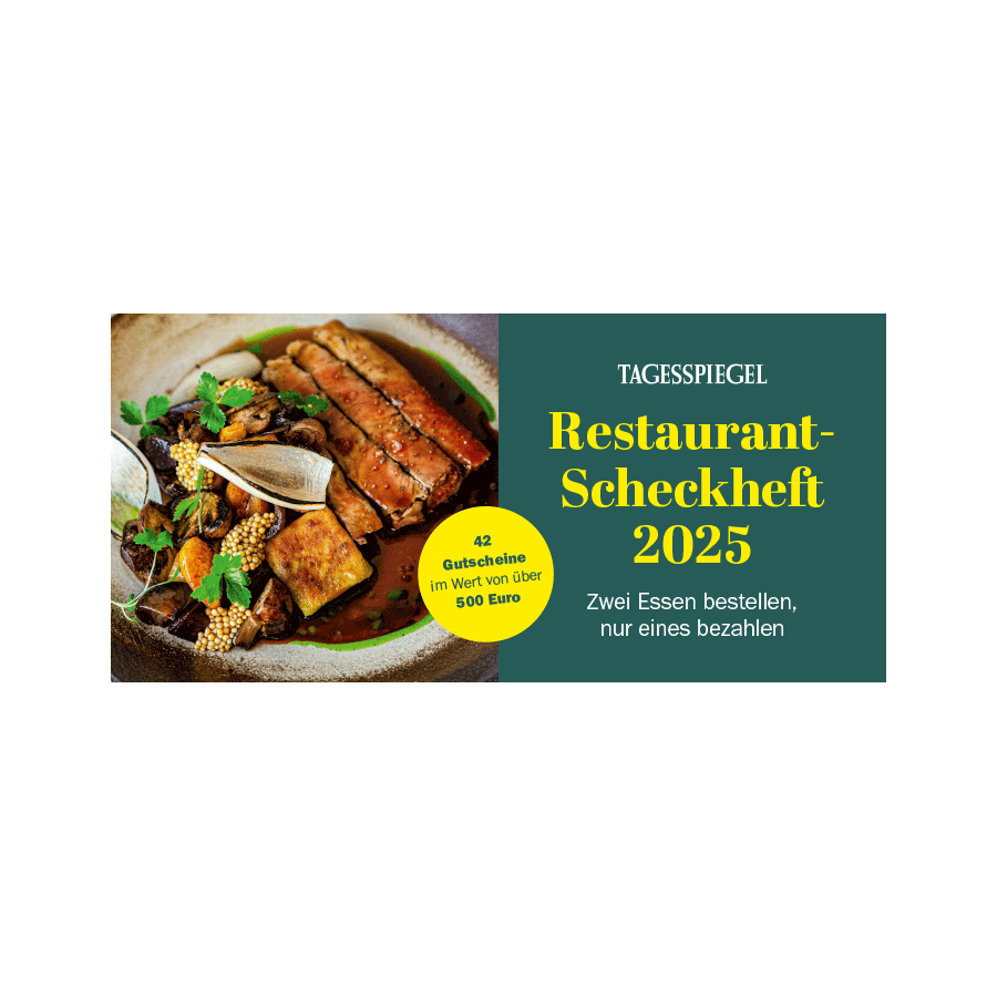 Produktabbildung 1 Restaurant-Scheckheft 2025