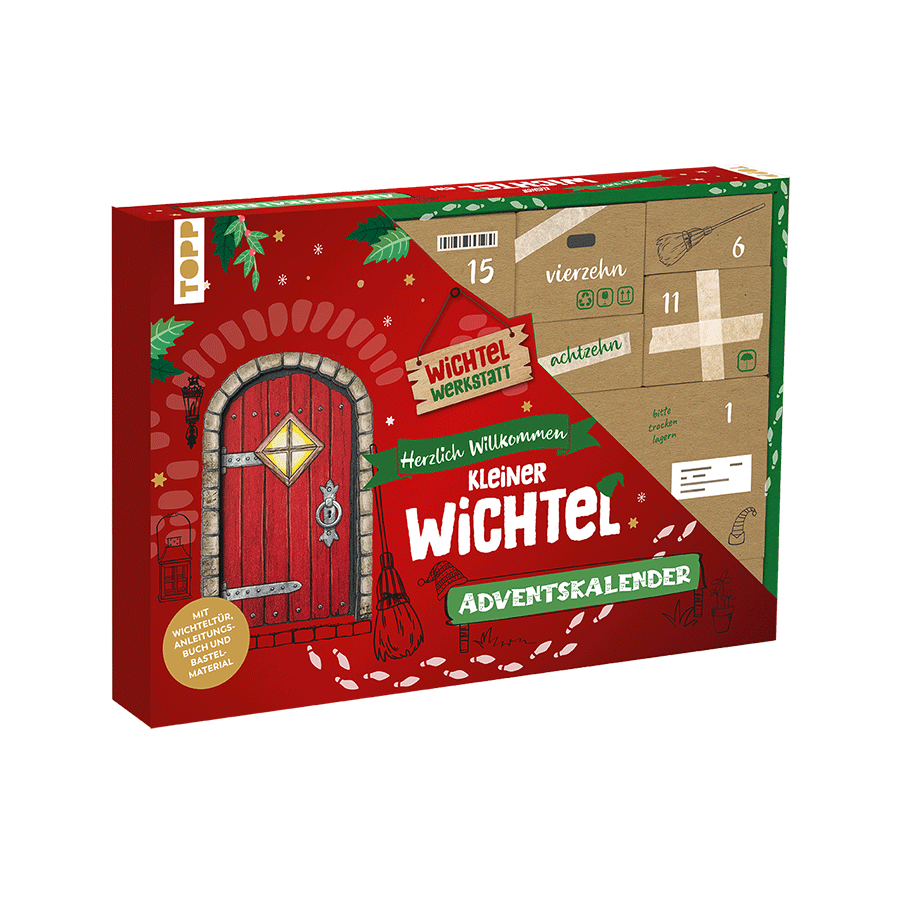 Produktabbildung: Herzlich Willkommen, kleiner Wichtel - Adventskalender