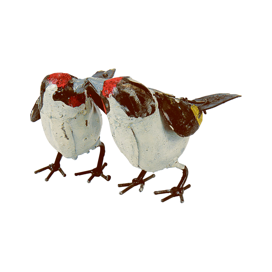 Produktabbildung: Gartenskulptur „Vogelpaar“