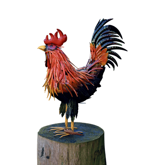 Gartenfigur „Hahn Fridolin“