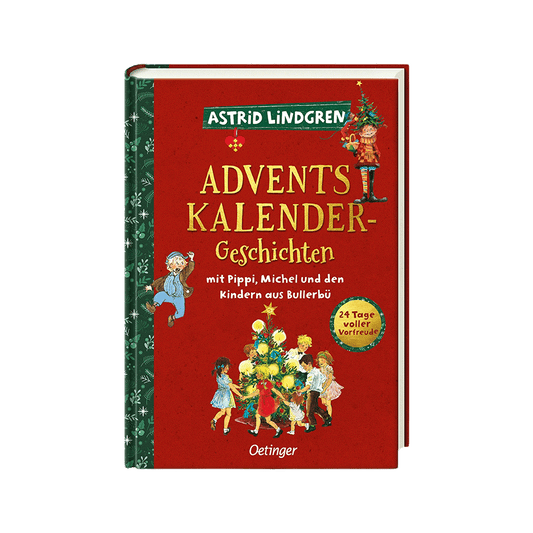 Produktabbildung: Adventskalender-Geschichten mit Pippi, Michel und den Kindern aus Bullerbü