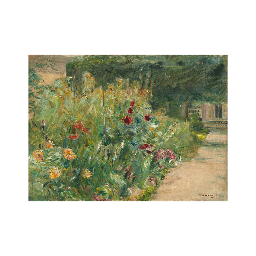 Produktabbildung: _0002_122_Max_Liebermann_Blumenstauden_am_Gartnerhaeuschen_nach_Osten