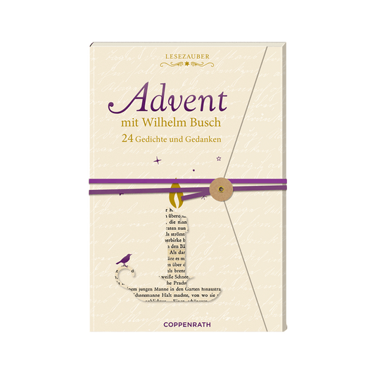 Produktabbildung:  Advent mit Wilhelm Busch - Brief-Adventskalenderbuch