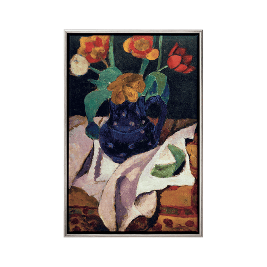 Produktabbildung: „Stillleben mit Tulpen in blauem Topf" (1907)