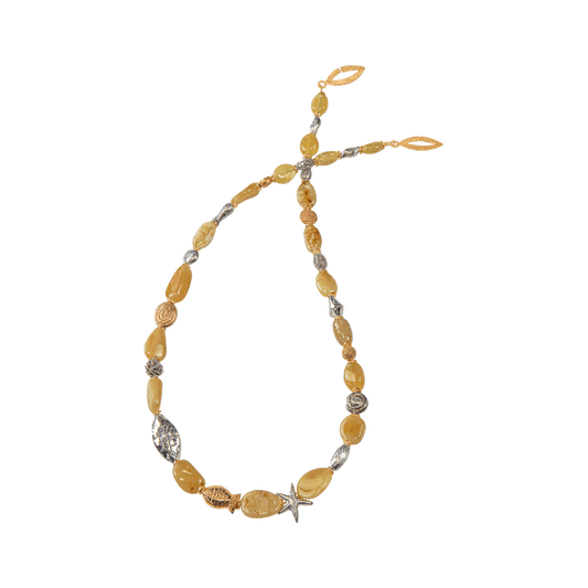 Produktabbildung: Collier„Strandgut Sand“