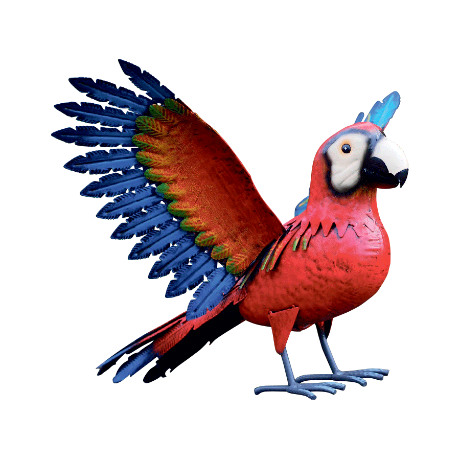 Gartenfigur „Papagei“