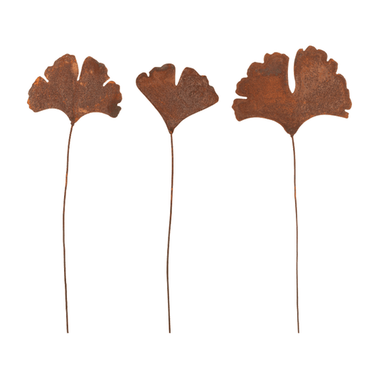 Produktabbildung: Gartenstecker „Ginkgoblatt“