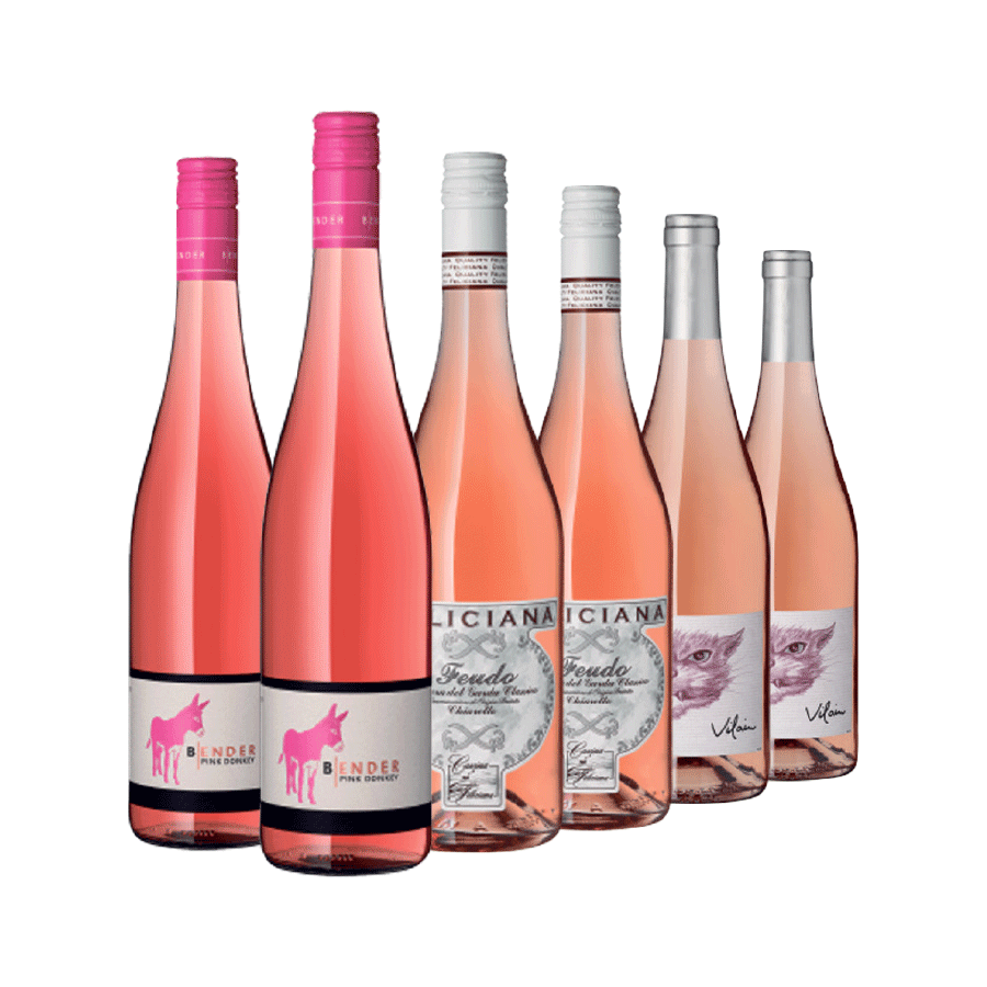 Produktabbildung: 6 Flaschen Weinauswahl „Rosa Momente“