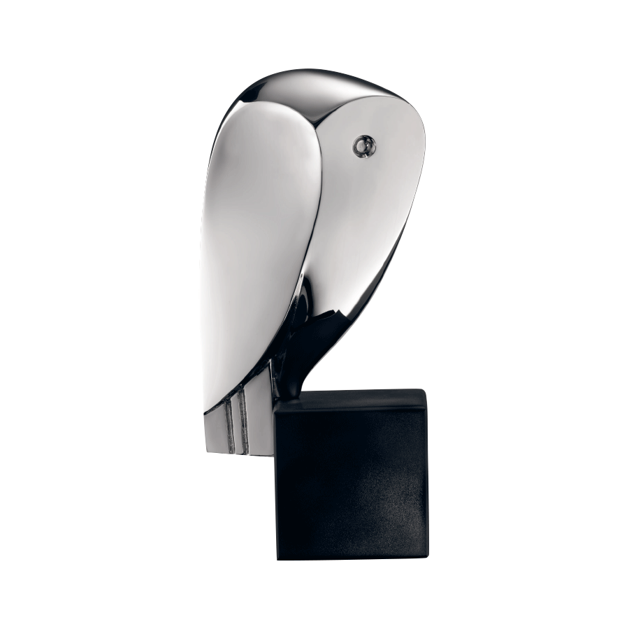 Produktabbildung:  „Vogel der Nacht“ Metallic Silber