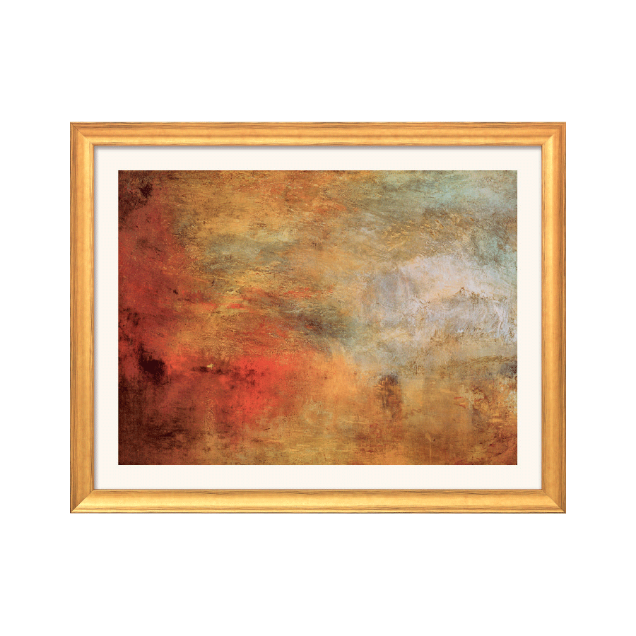 Produktabbildung: „Sonnenuntergang über einem See“ (1840)c