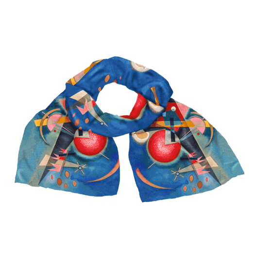 Produktabbildung:  Seidenschal „Im Blau“