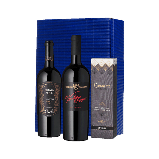Genuss-Set „Primitivo & Pralinés“