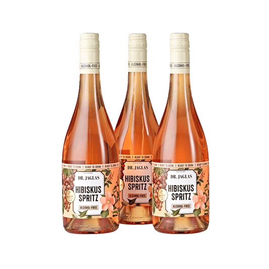 3 Flaschen Hibiskus Spritz von Dr. Jaglas