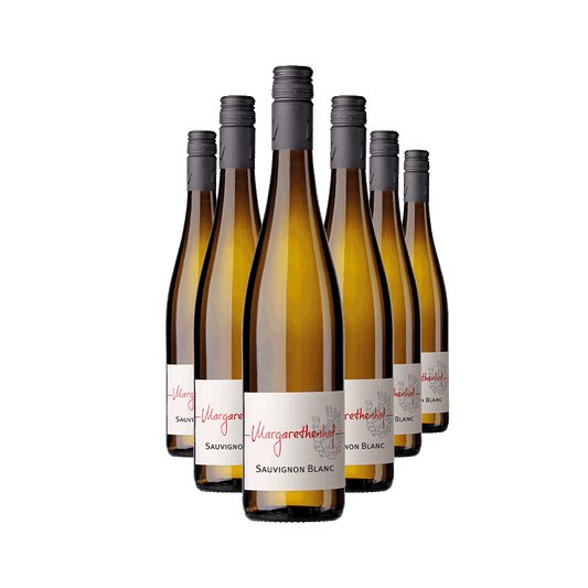 Produktabbildung: 6 Flaschen „Margarethenhof Sauvignon Blanc, BIO“ – Wein des Monats September