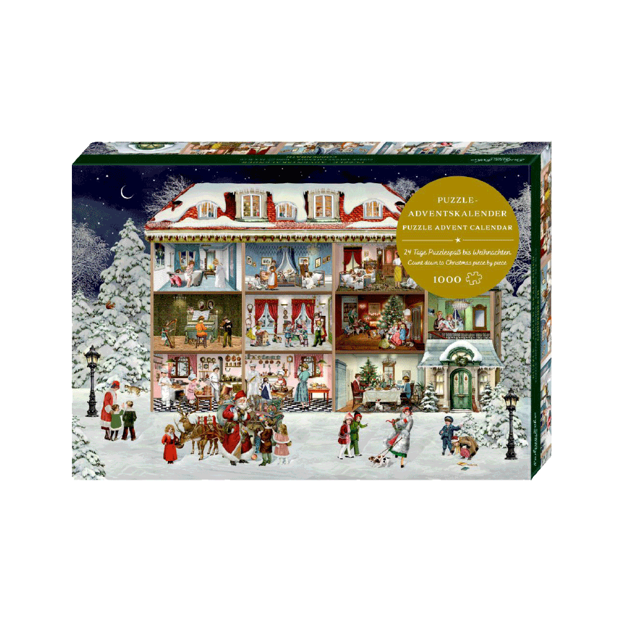 Produktabbildung:  Puzzle-Adventskalender: Unser wunderbares Weihnachtshaus