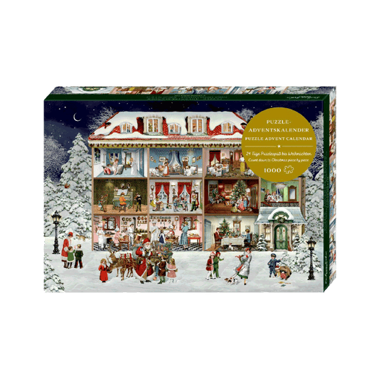 Produktabbildung:  Puzzle-Adventskalender: Unser wunderbares Weihnachtshaus