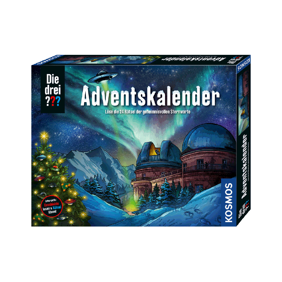 Produktabbildung:  Die drei ???: Adventskalender 2025