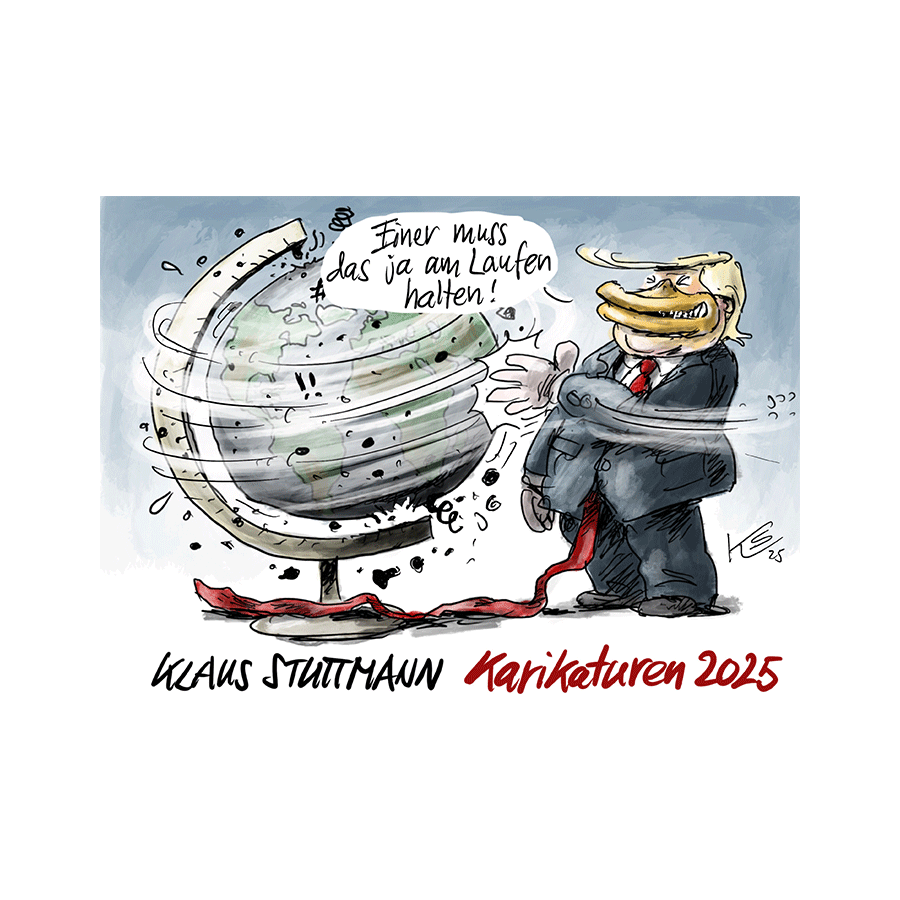 Produktabbildung: Stuttmann Karikaturen 2025 Vorderseite