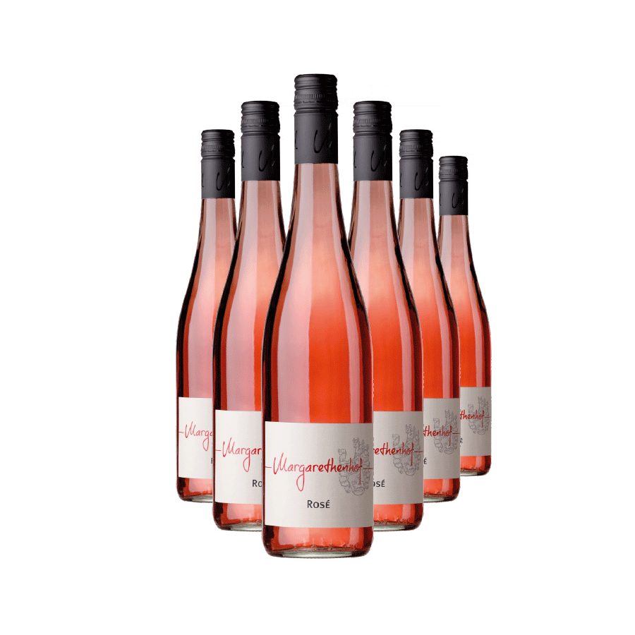 Produktabbildung: Weinauswahl „Margarethenhof Kernstück Rosé, BIO“ Wein des Monats Mai 6 Flaschen