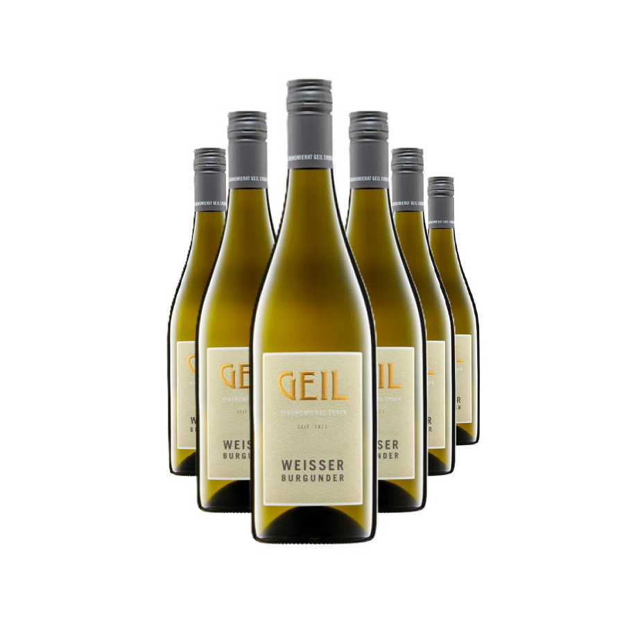 Produktabbilunf 6 Flaschen: Weinauswahl „Oekonomierat Geil Weißburgunder“ Wein des Monats Oktober