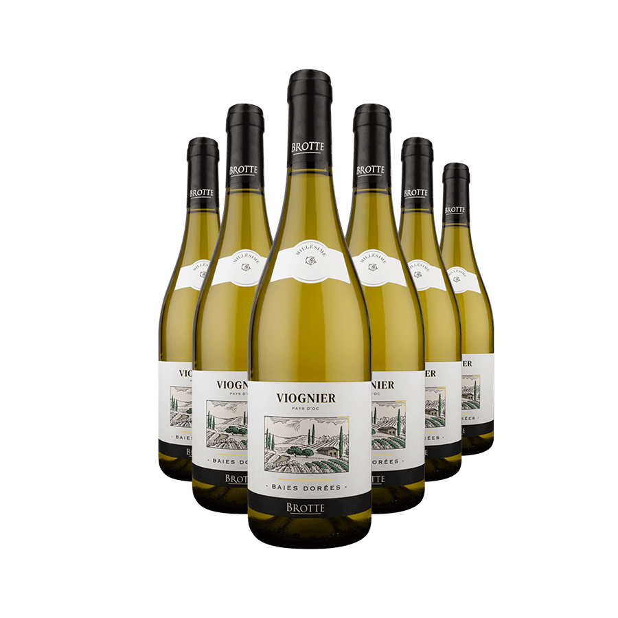Produktabbildung: 6 Flaschen „Viognier Baies Dorées“ – Wein des Monats Oktober