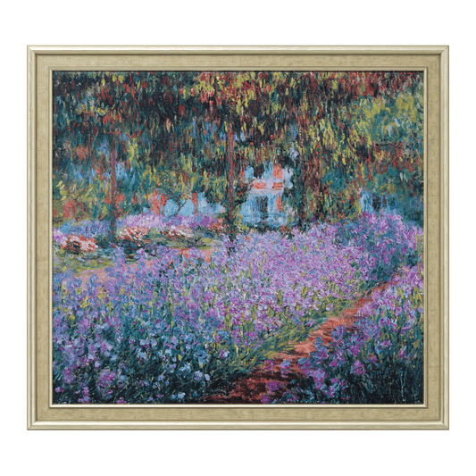 „Irisbeet in Monets Garten“ (1900)