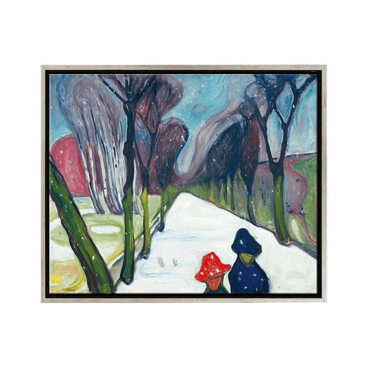 „Allee im Schneegestöber“ (1906)